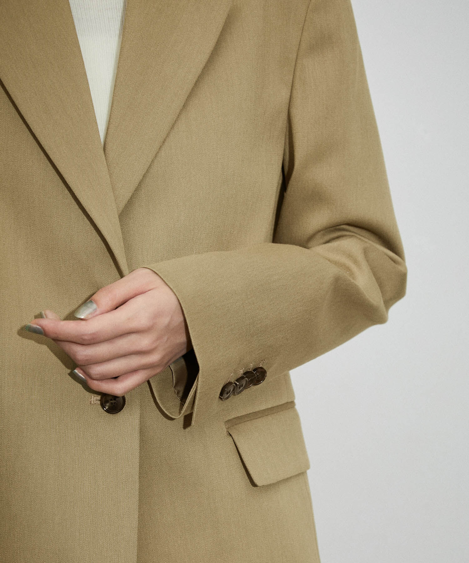 ADAM ET ROPE'「【サステナブル】クラウドボタンテーラードジャケット」|テーラードジャケット|