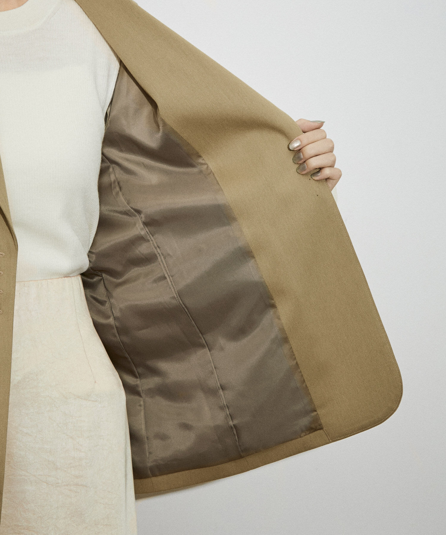 ADAM ET ROPE'「【サステナブル】クラウドボタンテーラードジャケット」|テーラードジャケット|