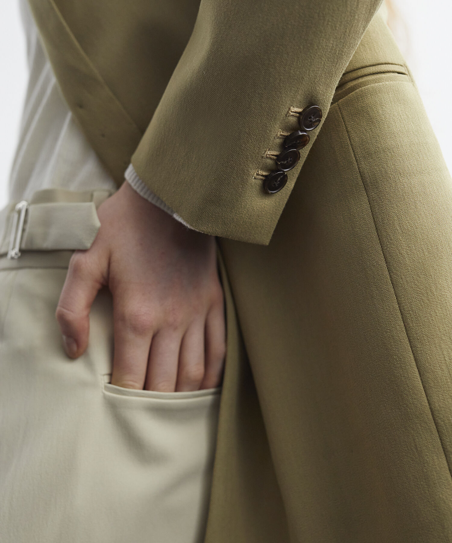 ADAM ET ROPE'「【サステナブル】クラウドボタンテーラードジャケット」|テーラードジャケット|