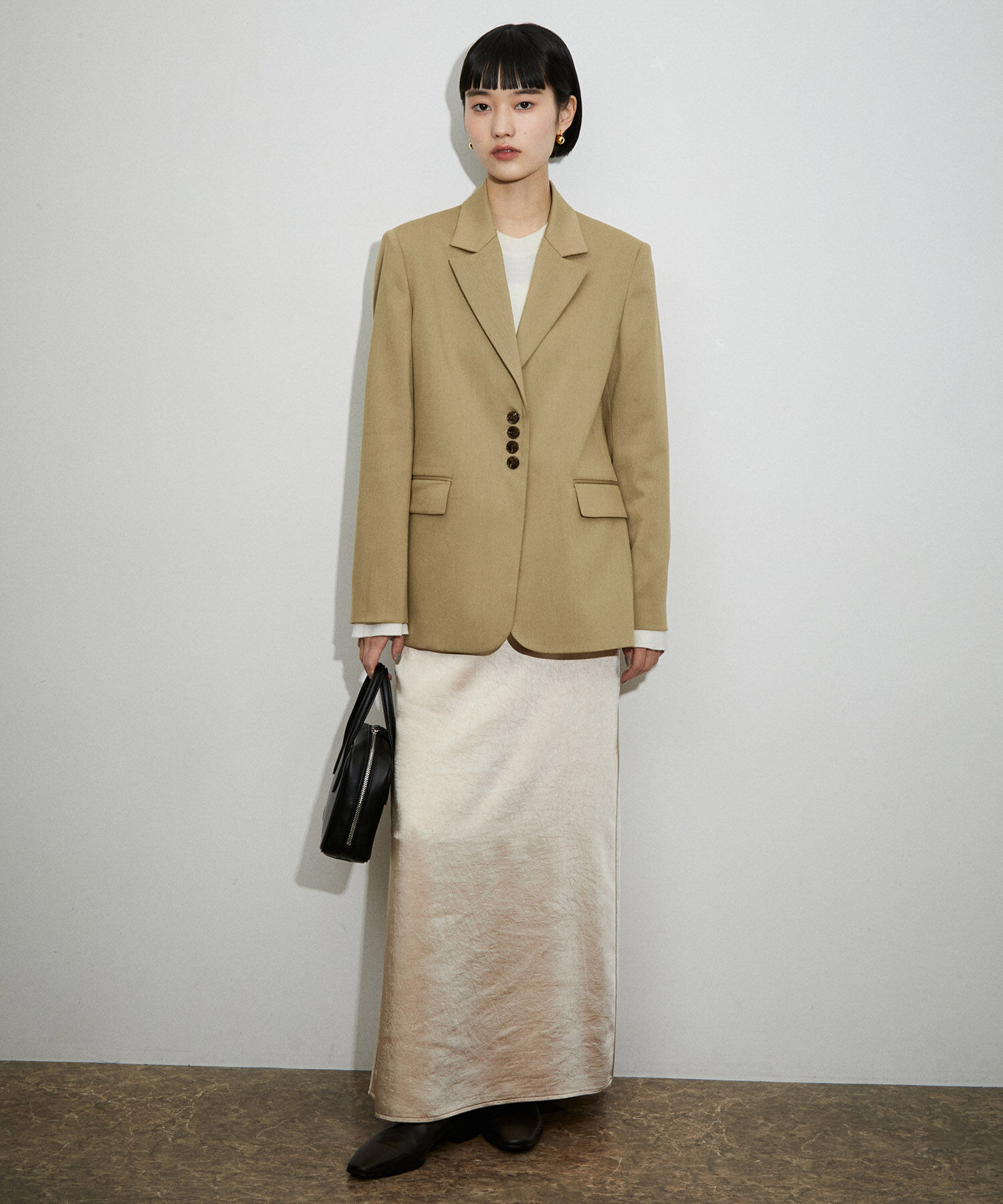 ADAM ET ROPE'「【サステナブル】クラウドボタンテーラードジャケット」|テーラードジャケット|