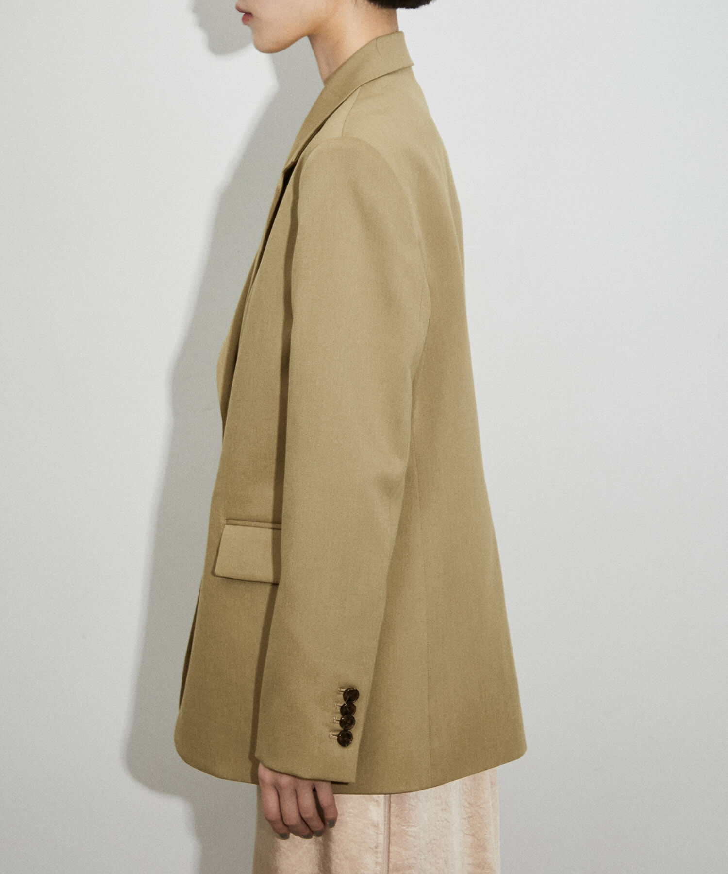 ADAM ET ROPE'「【サステナブル】クラウドボタンテーラードジャケット」|テーラードジャケット|