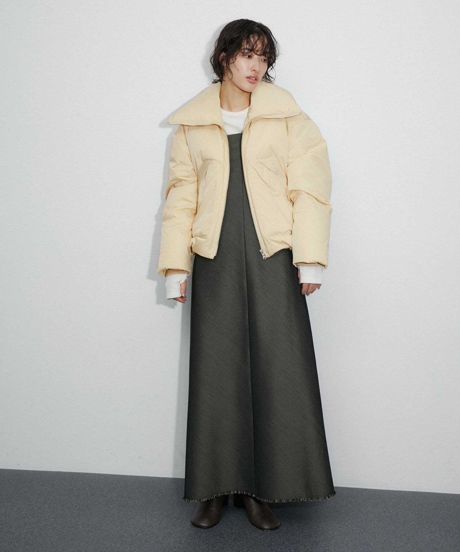 ADAM ET ROPE'「【ALLIED】ショートパファージャケット/ダウン」|ダウン|