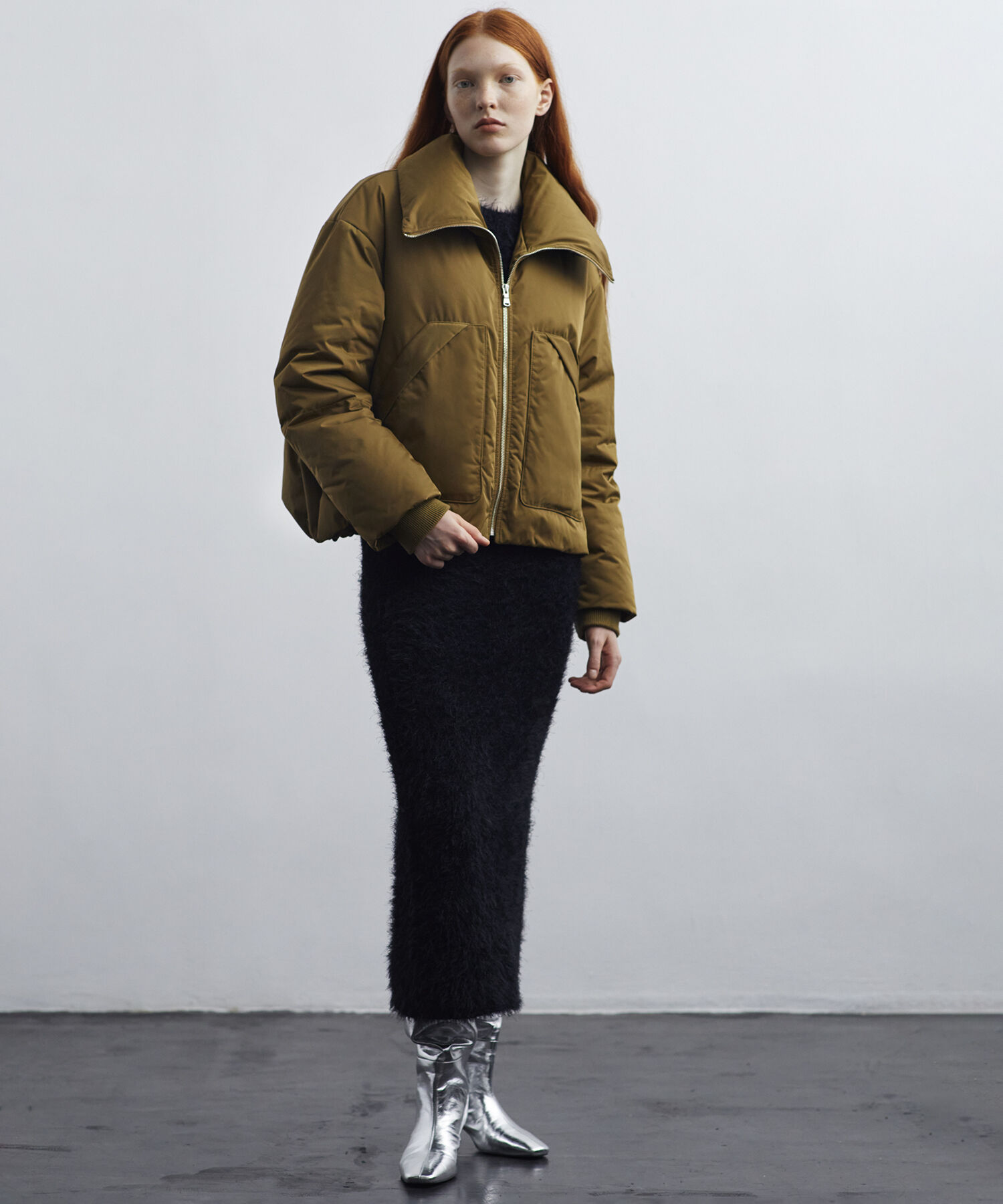 ADAM ET ROPE'「【ALLIED】ショートパファージャケット/ダウン」|ダウン|ブラウン系(23)