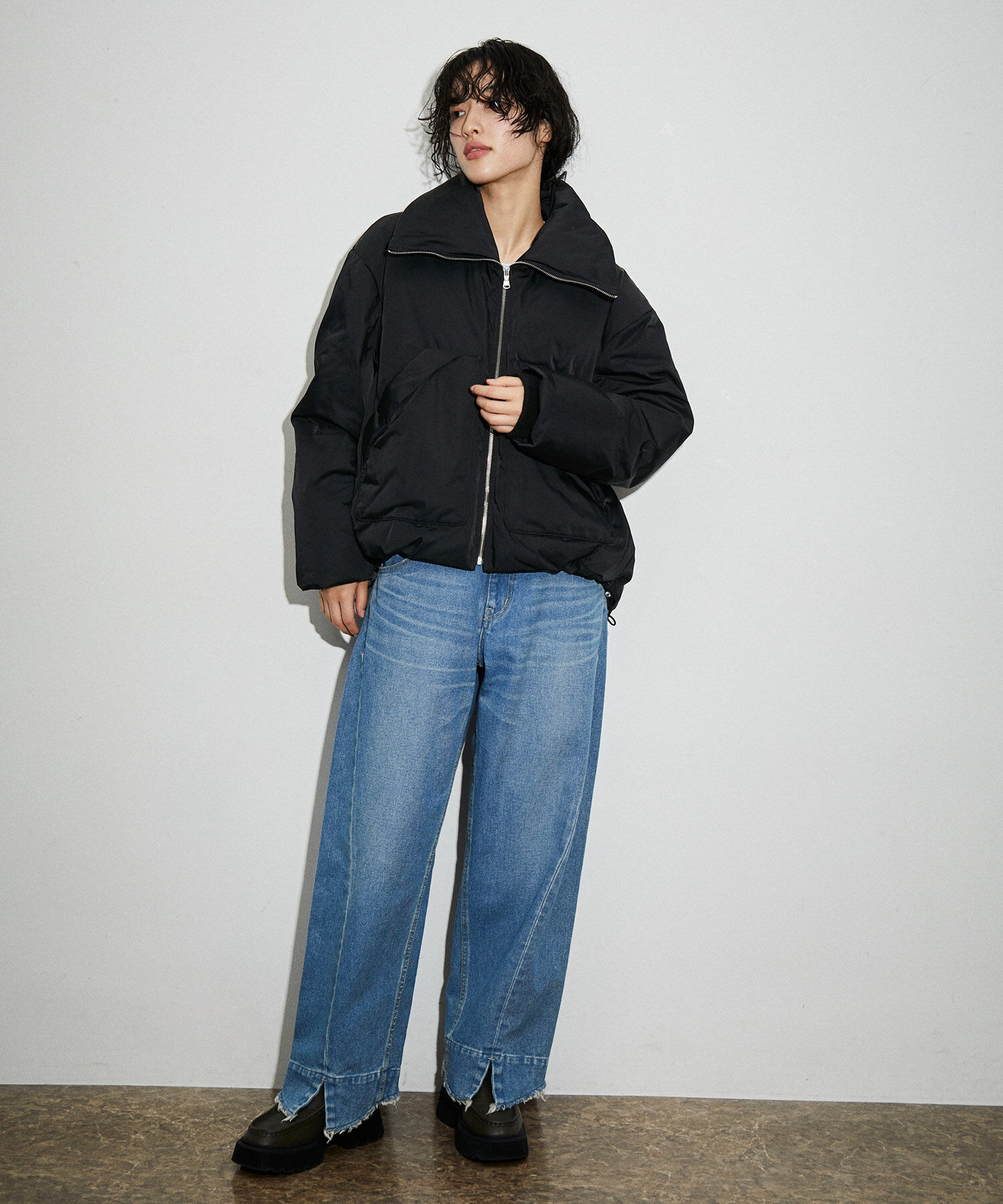 ADAM ET ROPE'「【ALLIED】ショートパファージャケット/ダウン」|ダウン|