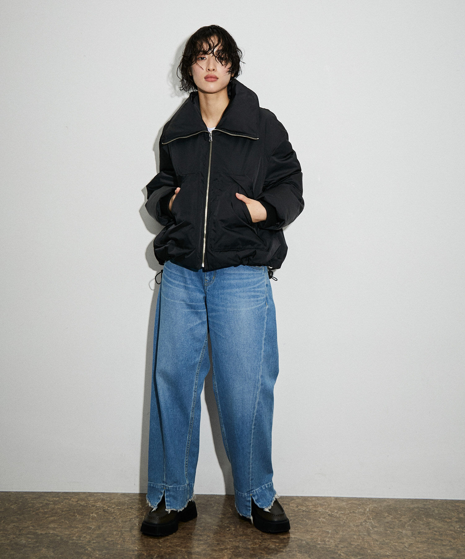 ADAM ET ROPE'「【ALLIED】ショートパファージャケット/ダウン」|ダウン|