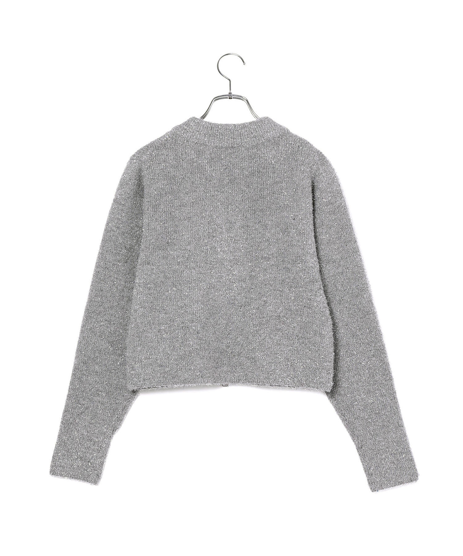 ADAM ET ROPE'「【WEB限定・新色追加】ラメニットカーディガン」|カーディガン|