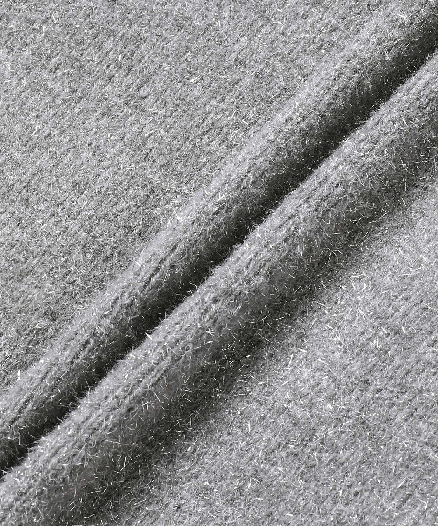 ADAM ET ROPE'「【WEB限定・新色追加】ラメニットカーディガン」|カーディガン|