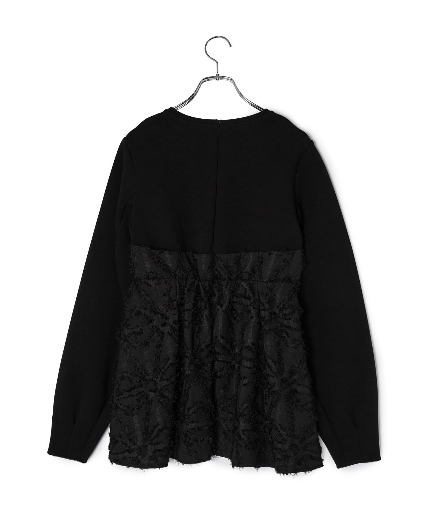 ADAM ET ROPE'「【サステナブル・オケージョン・洗える・再入荷】ジャカードビスチェコンビプルオーバー」|Tシャツ・カットソー|