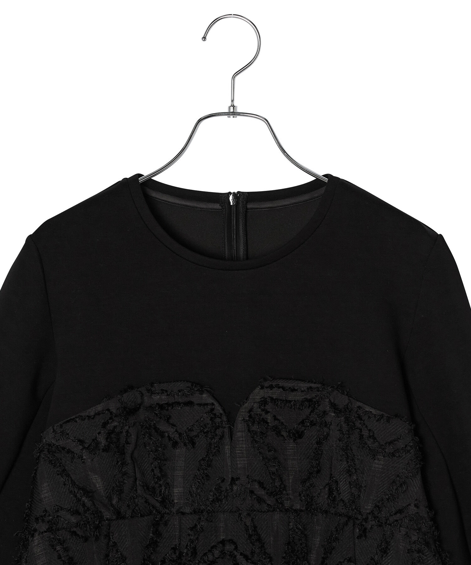 ADAM ET ROPE'「【サステナブル・オケージョン・洗える・再入荷】ジャカードビスチェコンビプルオーバー」|Tシャツ・カットソー|