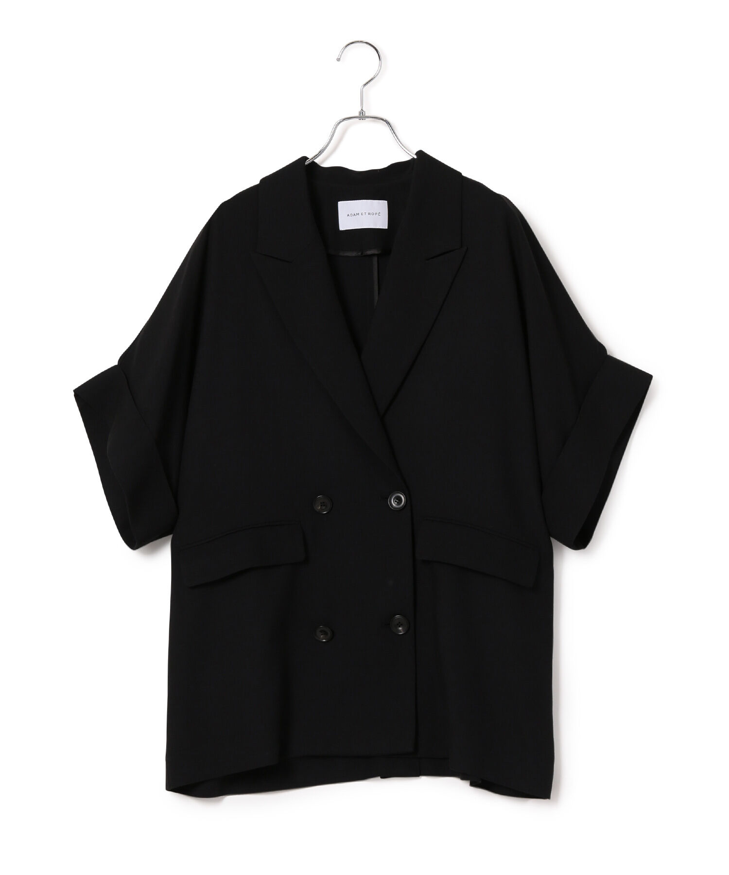 ADAM ET ROPE'「【再入荷・新色追加】ショートスリーブシャツJK」|テーラードジャケット|
