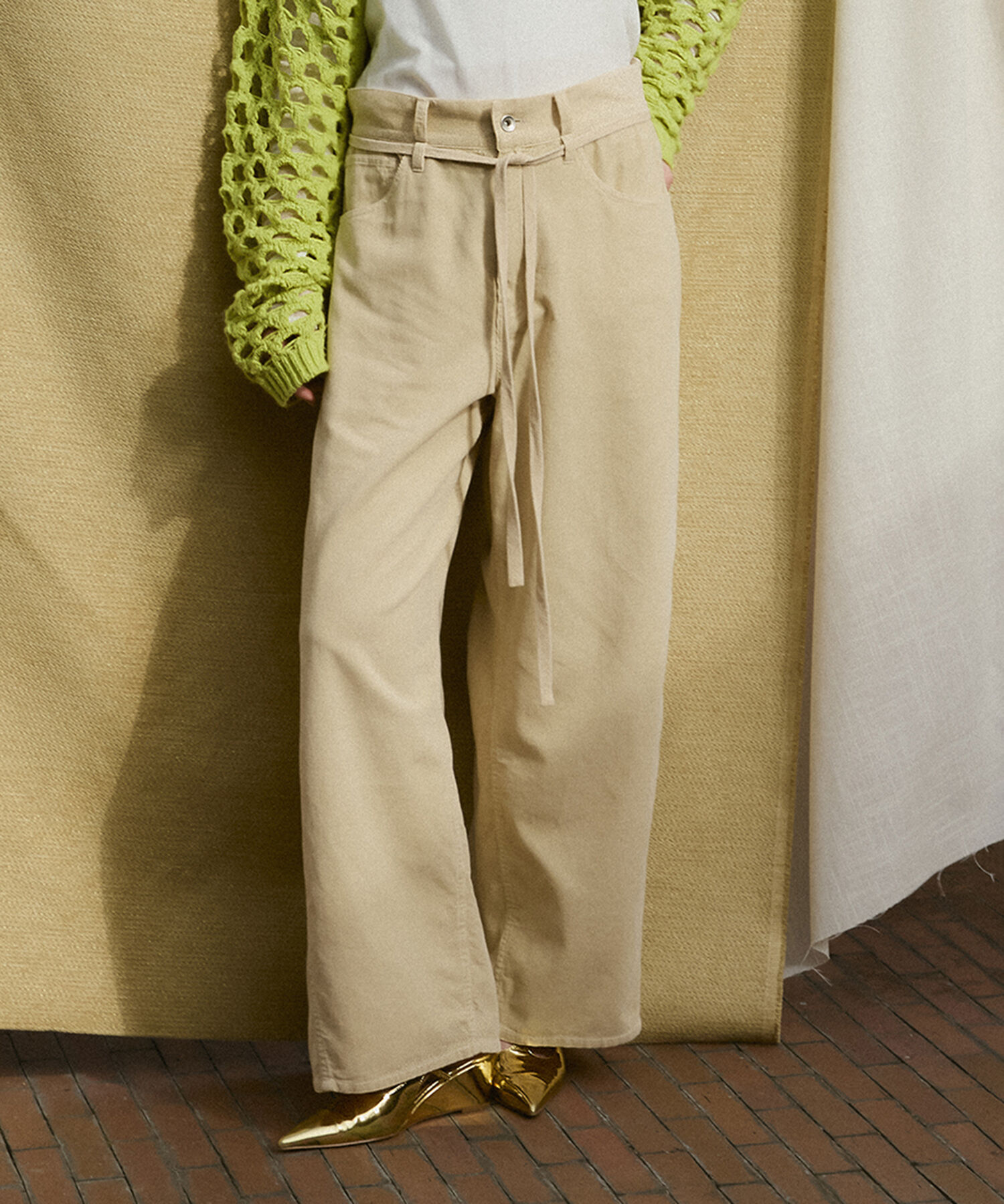 ADAM ET ROPE'「【一部WEB限定サイズ】ガーメントダイコーデュロイパンツ」|その他|ベージュ(27)