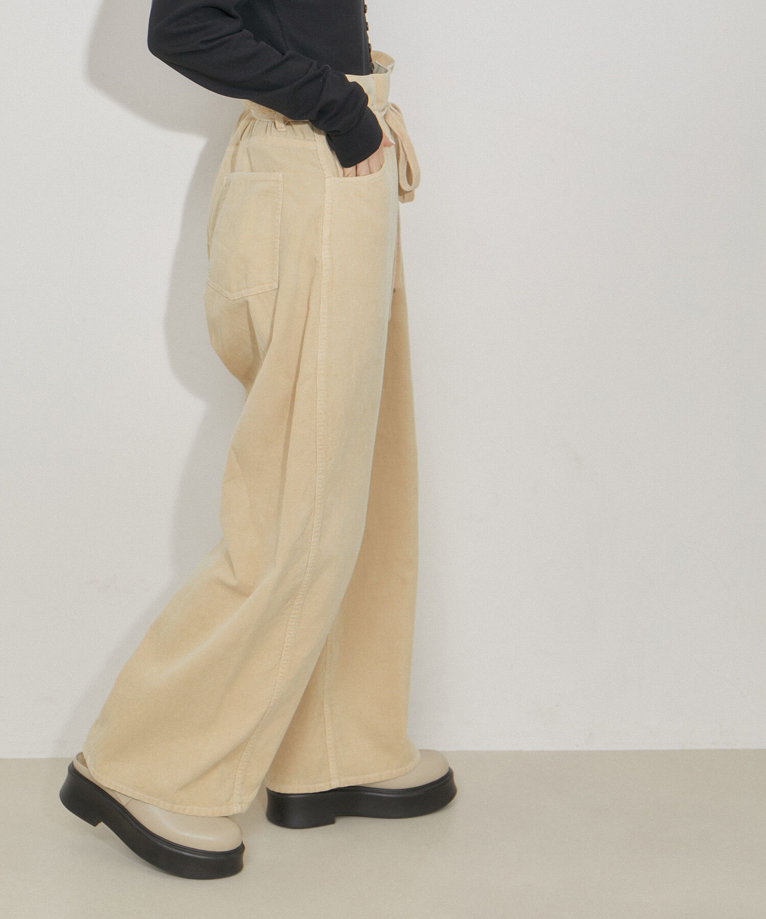 ADAM ET ROPE'「【一部WEB限定サイズ】ガーメントダイコーデュロイパンツ」|その他|