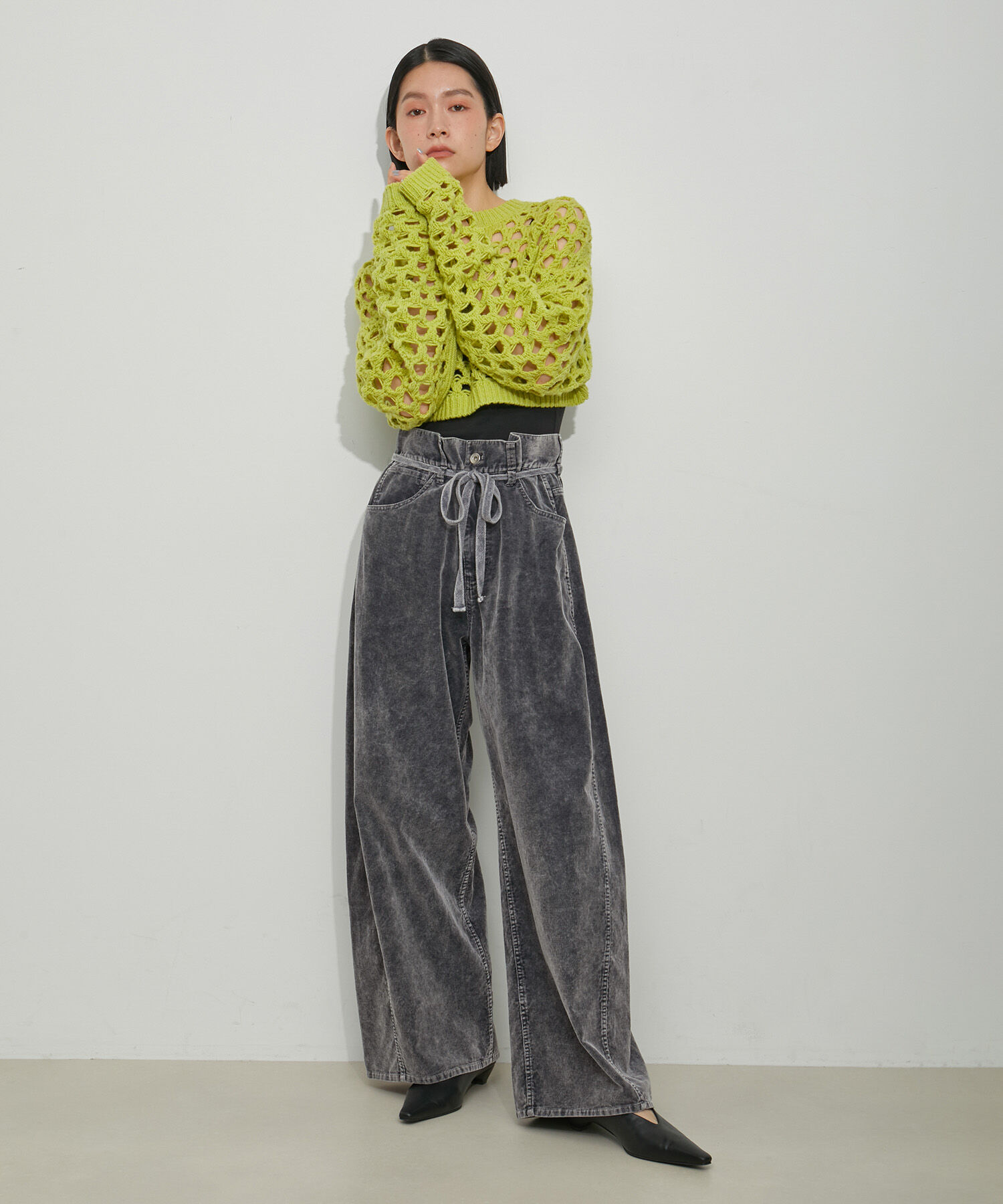 ADAM ET ROPE'「【一部WEB限定サイズ】ガーメントダイコーデュロイパンツ」|その他|