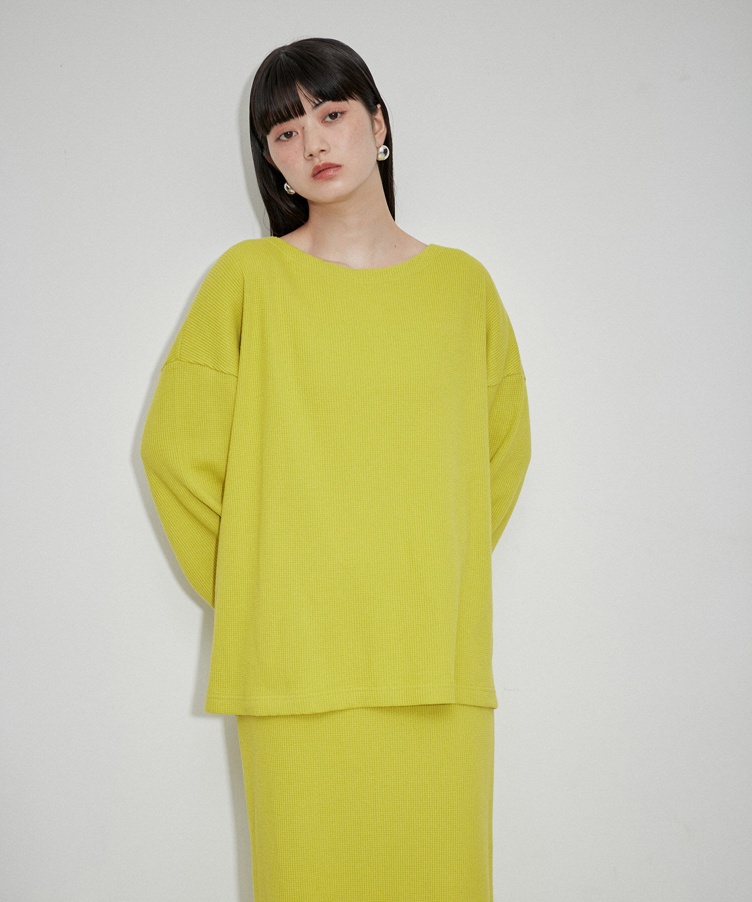 ADAM ET ROPE'「【Miller for ADAM ET ROPE】別注WAFFLE L/S TEE」|Tシャツ・カットソー|