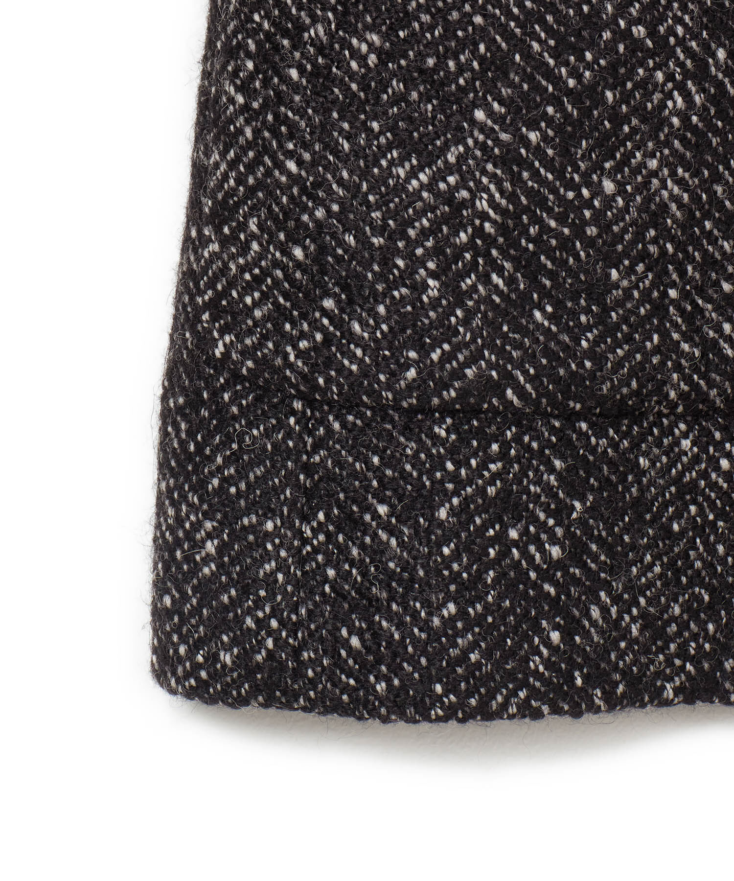 ADAM ET ROPE'「ツイードシングルジャケット」|ノーカラージャケット|