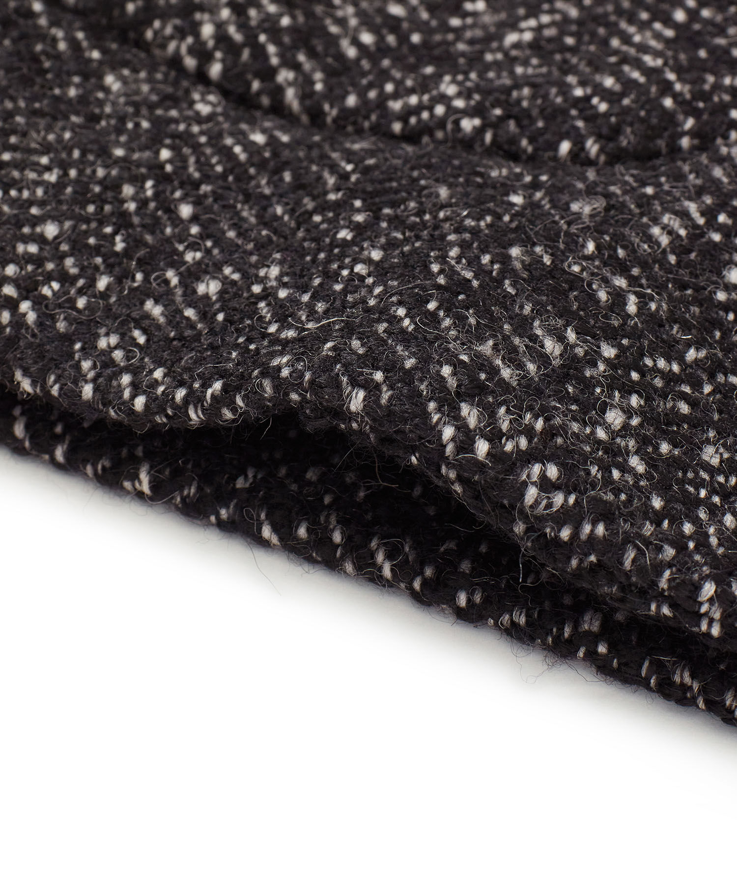 ADAM ET ROPE'「ツイードシングルジャケット」|ノーカラージャケット|