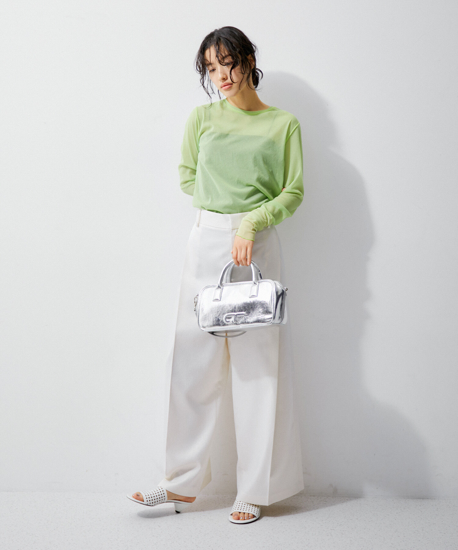 ADAM ET ROPE'「【一部WEB限定カラー・再入荷・サステナブル】ロゴスクエアボストンバッグ」|ショルダー・メッセンジャー|