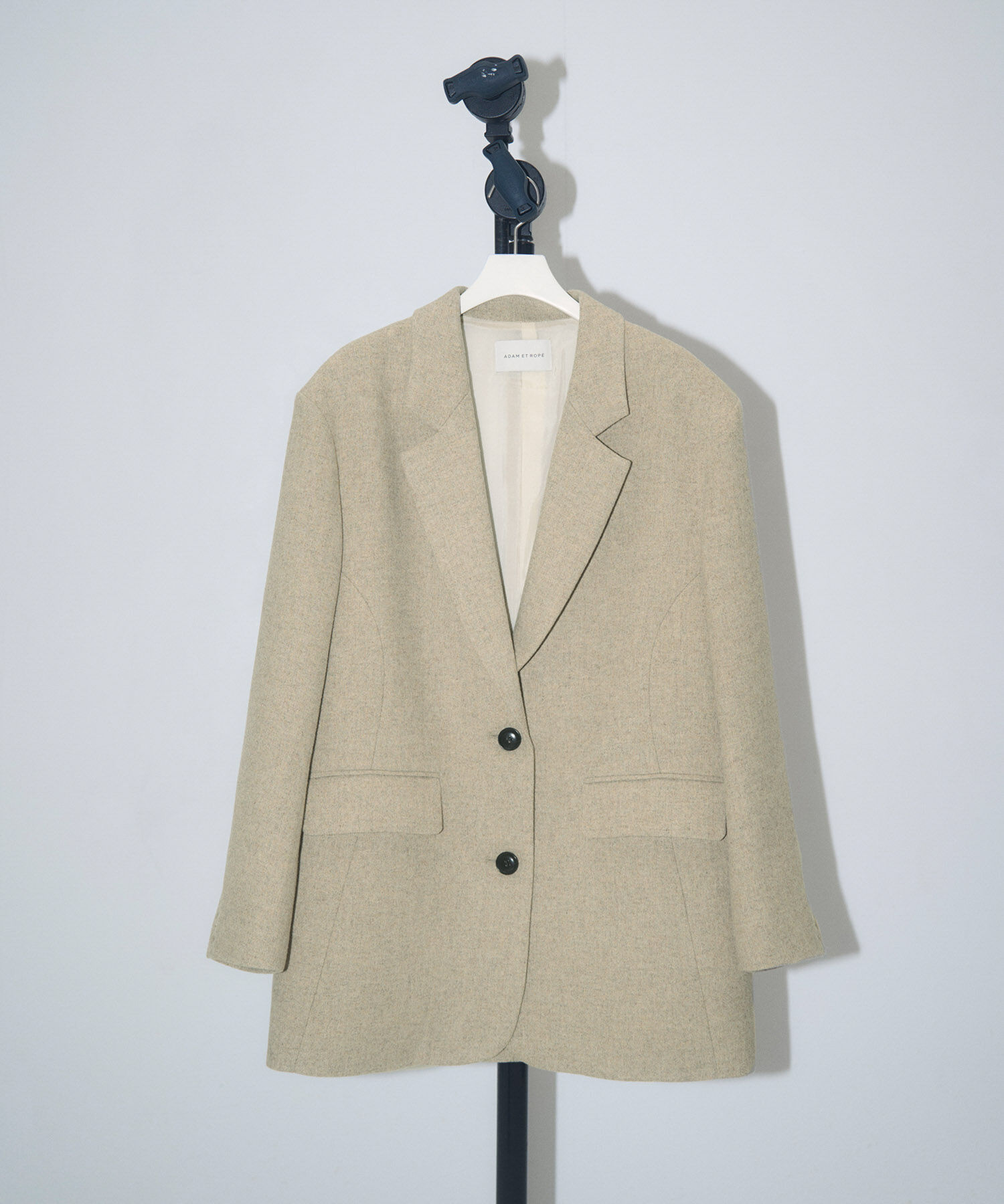 ADAM ET ROPE'「ボンディングオーバージャケットコート」|テーラードジャケット|