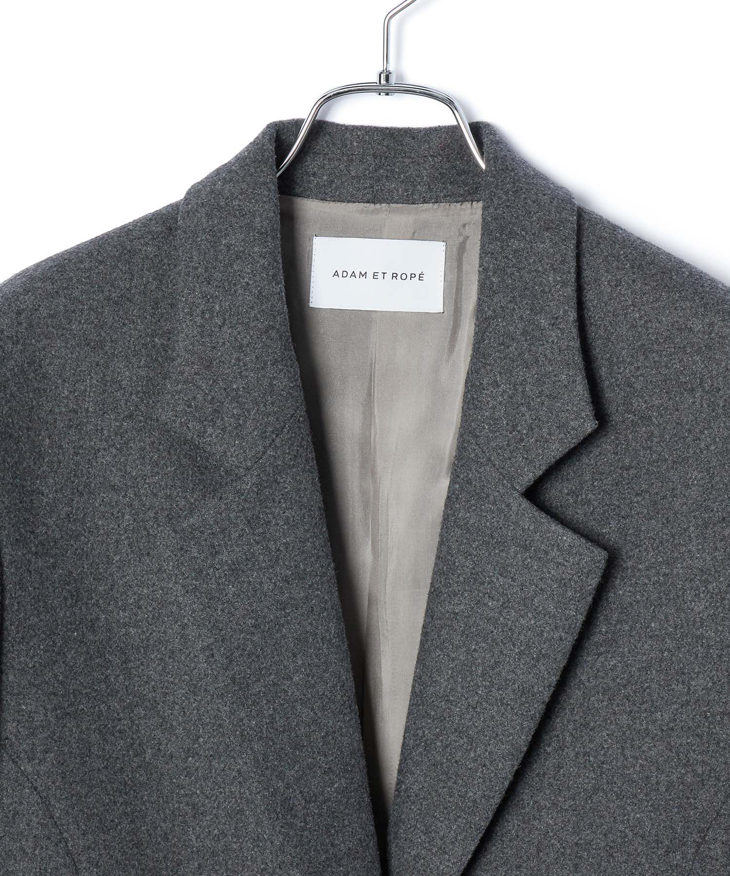 ADAM ET ROPE'「ボンディングオーバージャケットコート」|テーラードジャケット|