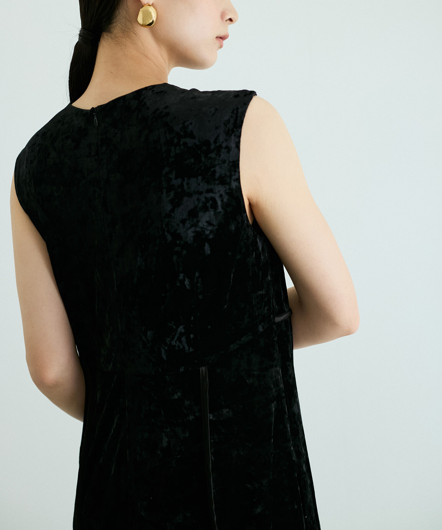 ADAM ET ROPE'「ベロアロンパース」|オールインワン|