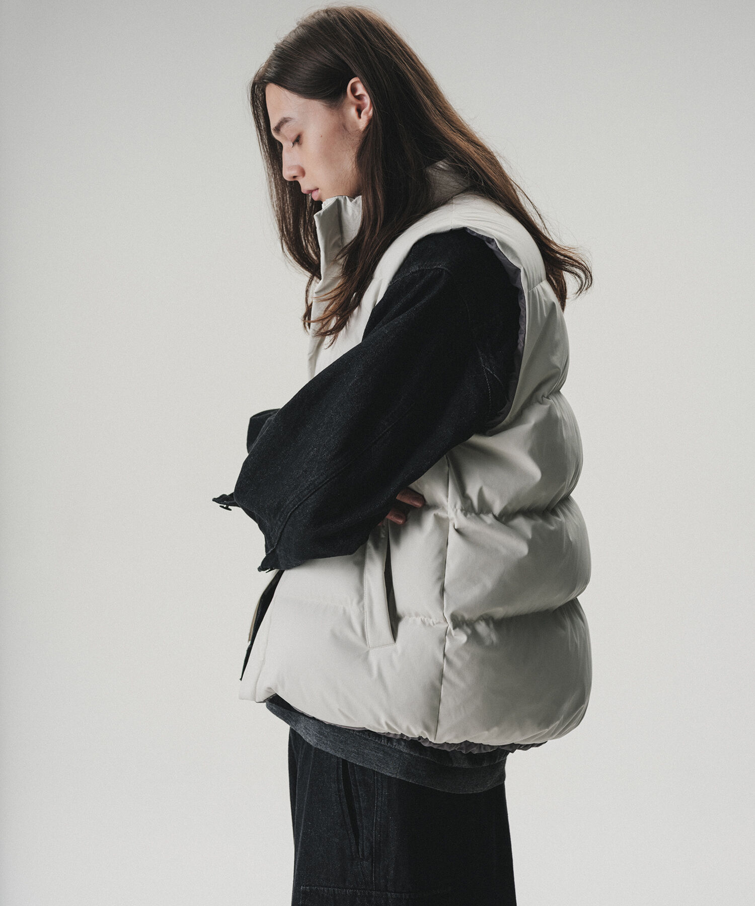 ADAM ET ROPE'「【ACT_81 Monta】REVERSIBLE VOLUME DOWN VEST」|その他|