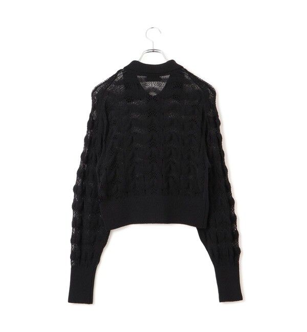 ADAM ET ROPE'「レースニットカーディガン」|カーディガン|