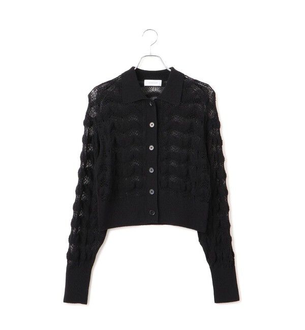 ADAM ET ROPE'「レースニットカーディガン」|カーディガン|