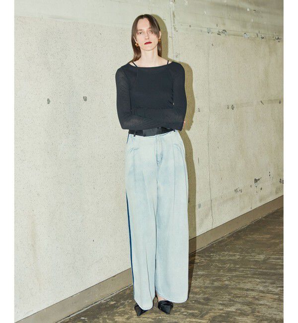 ADAM ET ROPE'「【EMOELLE】キャミソールコンビロンT」|Tシャツ・カットソー|