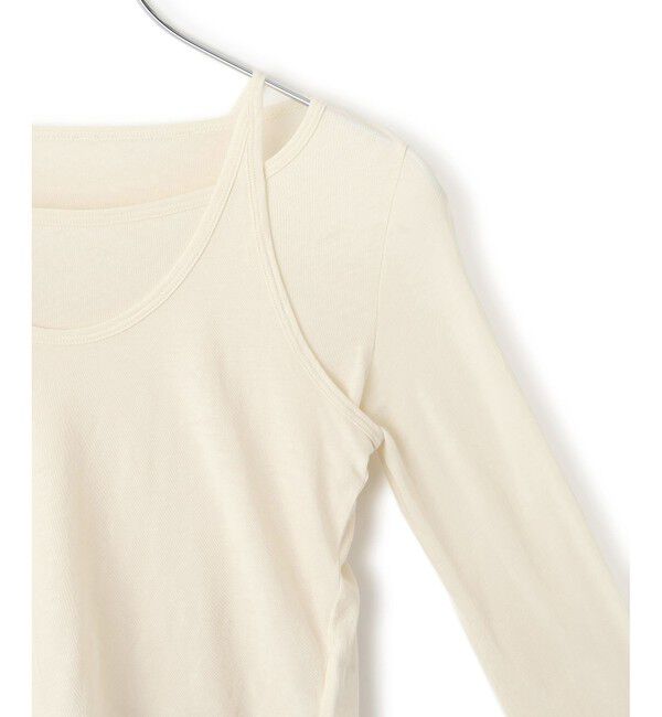 ADAM ET ROPE'「【EMOELLE】キャミソールコンビロンT」|Tシャツ・カットソー|