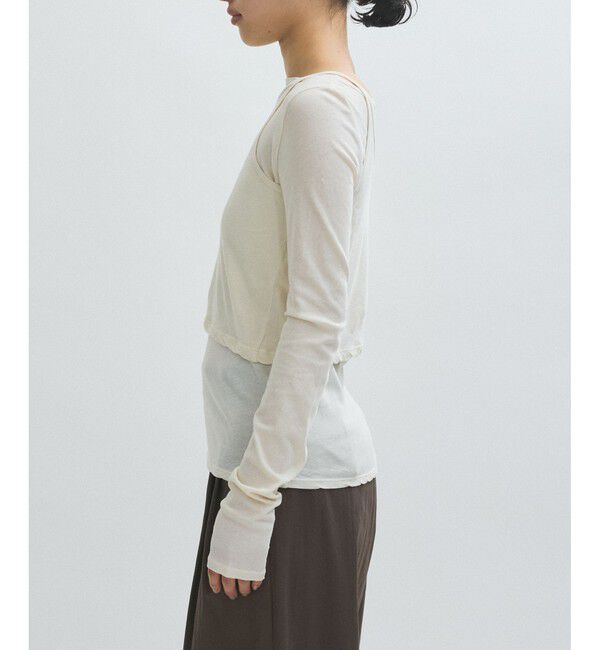 ADAM ET ROPE'「【EMOELLE】キャミソールコンビロンT」|Tシャツ・カットソー|