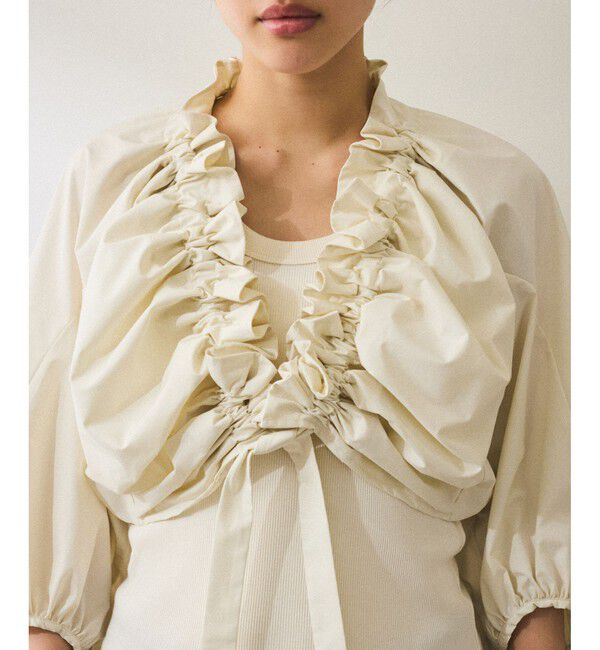 ADAM ET ROPE'「【サステナブル】ブラウスセットタンクトップ」|シャツ・ブラウス|