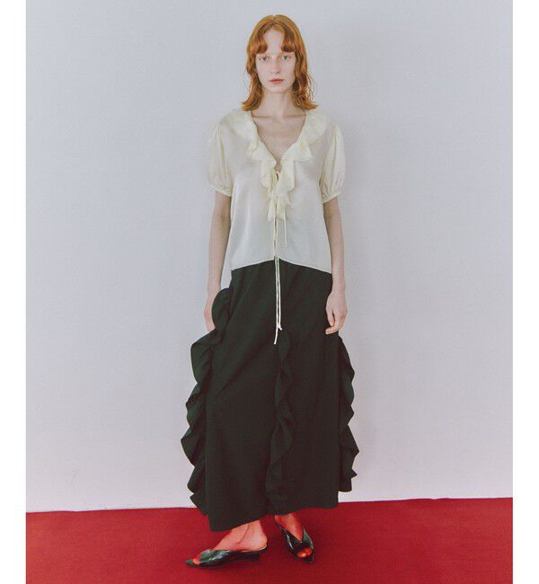 ADAM ET ROPE'「ポインテッドウェッジミュール」|サンダル|