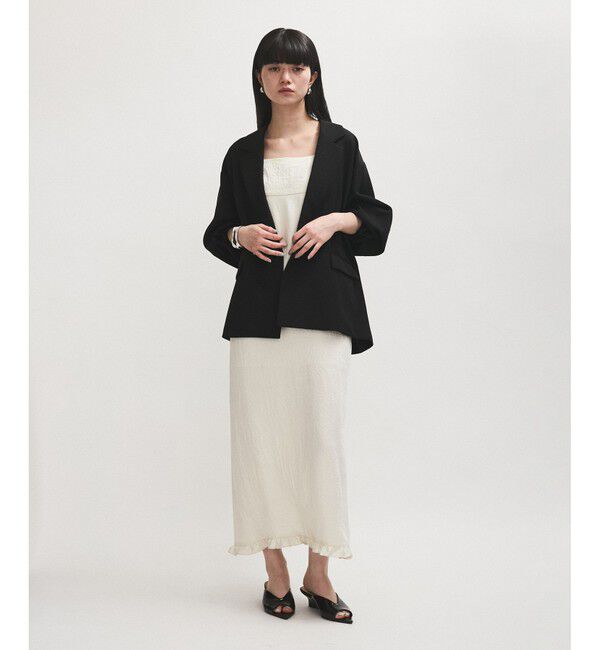 ADAM ET ROPE'「ポインテッドウェッジミュール」|サンダル|