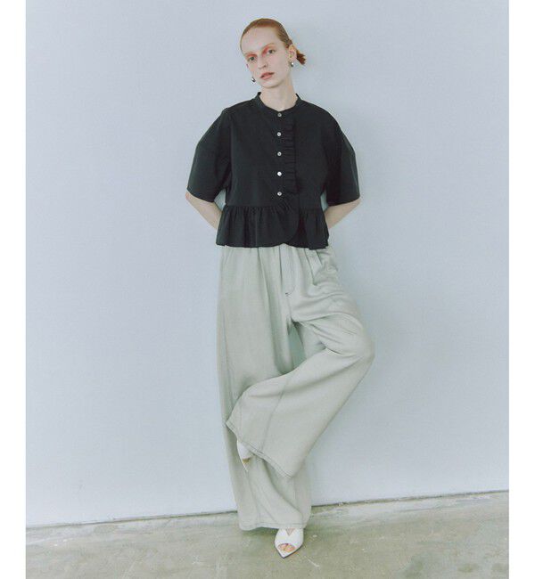 ADAM ET ROPE'「ポインテッドウェッジミュール」|サンダル|