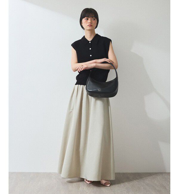 ADAM ET ROPE'「【WEB限定】ニットベストドッキングワンピース」|ワンピース|