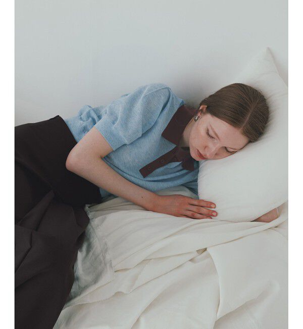 ADAM ET ROPE'「ラミーニットポロシャツ」|ポロシャツ|