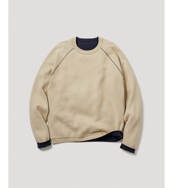 ADAM ET ROPE'「《リバーシブル》カシミヤブレンド ニットプルオーバー」|ニット・セーター|