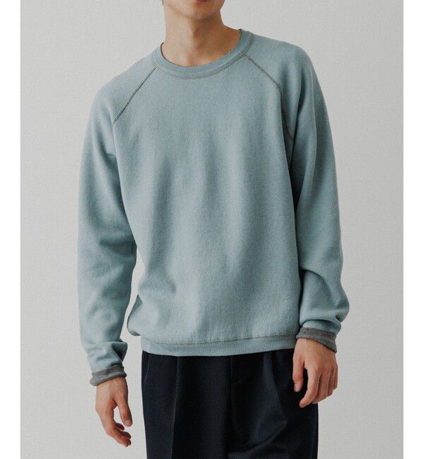 ADAM ET ROPE'「《リバーシブル》カシミヤブレンド ニットプルオーバー」|ニット・セーター|