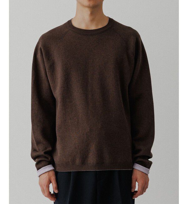 ADAM ET ROPE'「《リバーシブル》カシミヤブレンド ニットプルオーバー」|ニット・セーター|