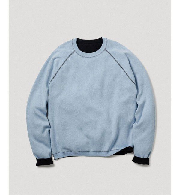 ADAM ET ROPE'「《リバーシブル》カシミヤブレンド ニットプルオーバー」|ニット・セーター|