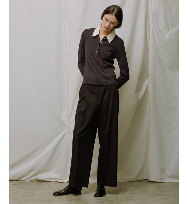 ADAM ET ROPE'「【WEB限定】ロングスリーブポロシャツ」|ポロシャツ|