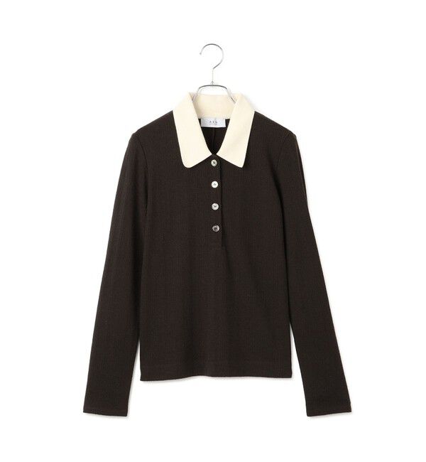 ADAM ET ROPE'「【WEB限定】ロングスリーブポロシャツ」|ポロシャツ|