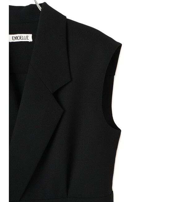 ADAM ET ROPE'「【EMOELLE】スリーブレスオールインワン カルゼ」|オールインワン|