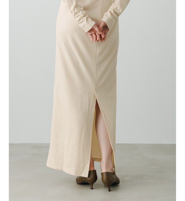 ADAM ET ROPE'「【EMOELLE】ミニ裏毛ワンピース」|ワンピース|