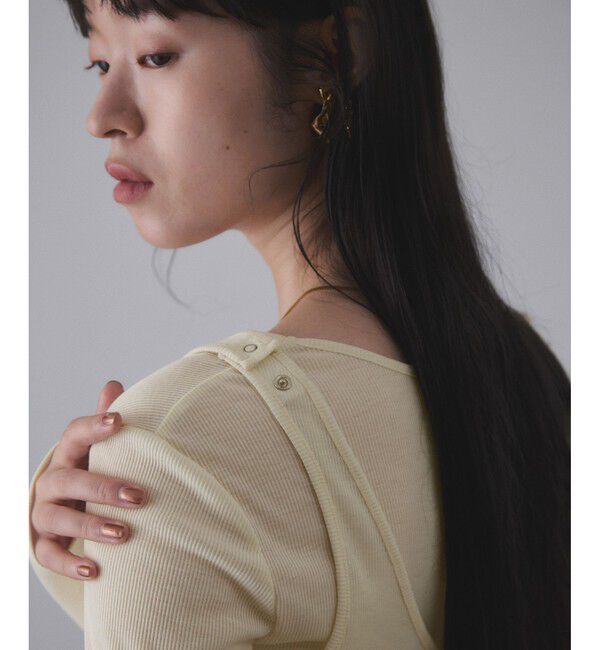 ADAM ET ROPE'「【サステナブル】タンクレイヤードトップス」|Tシャツ・カットソー|