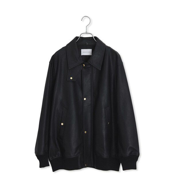 ADAM ET ROPE'「シンセティックレザーフライトジャケット」|ブルゾン・スタジャン|