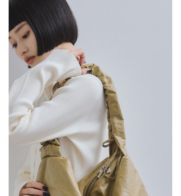 ADAM ET ROPE'「ボックスギャザーワンショルダーバッグ」|ショルダー・メッセンジャー|