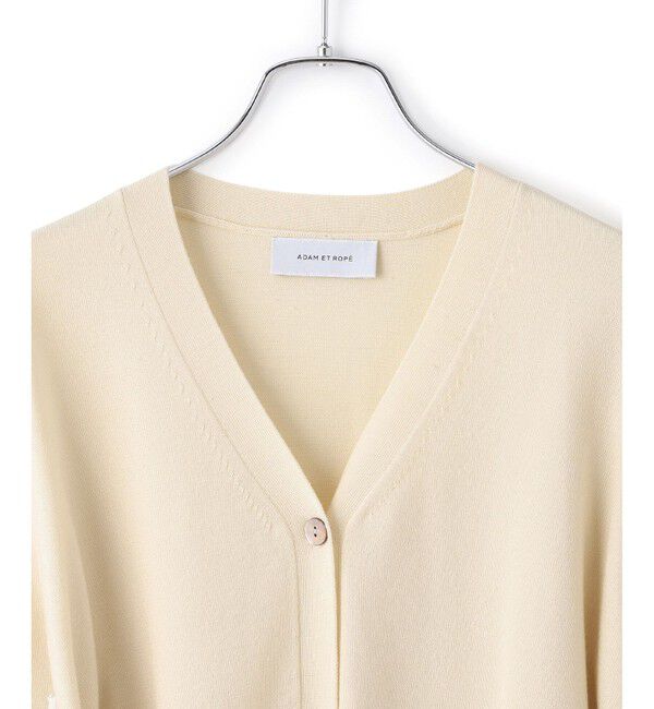 ADAM ET ROPE'「【サステナブル】ウエストノットニットワンピース」|ワンピース|