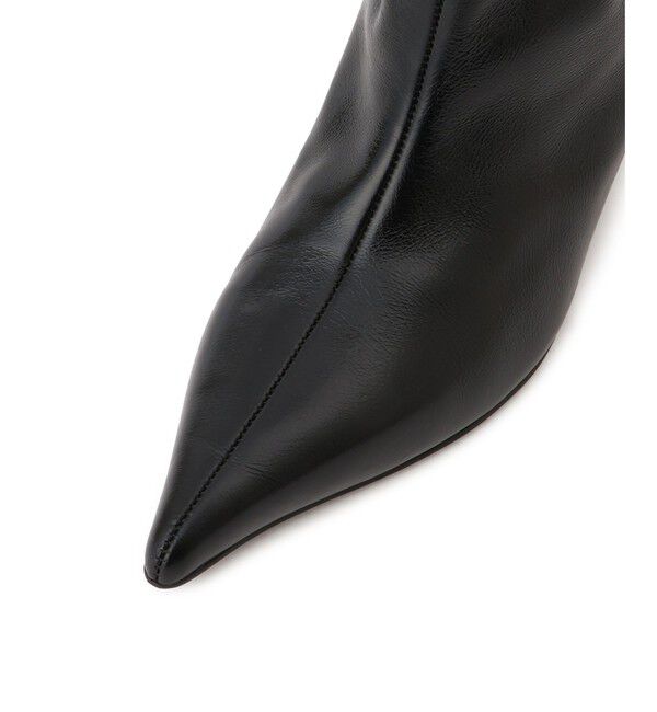 ADAM ET ROPE'「【EMOELLE】レザーロングブーツ」|ロングブーツ|