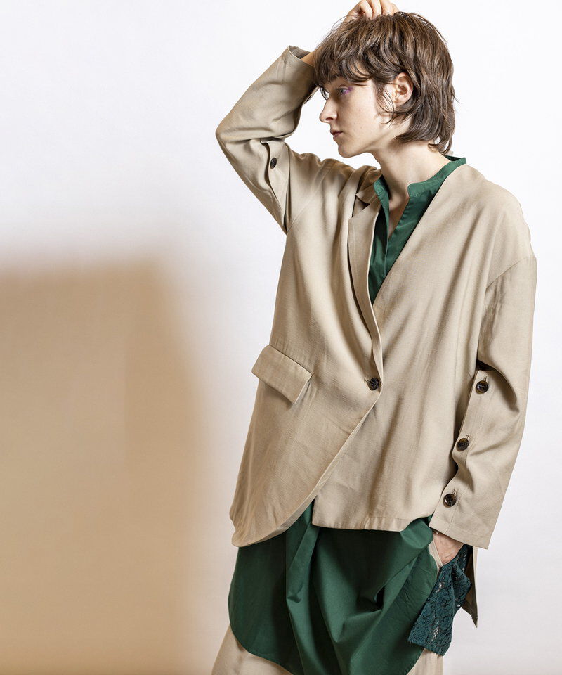  「アシンメトリージャケット」|テーラードジャケット|